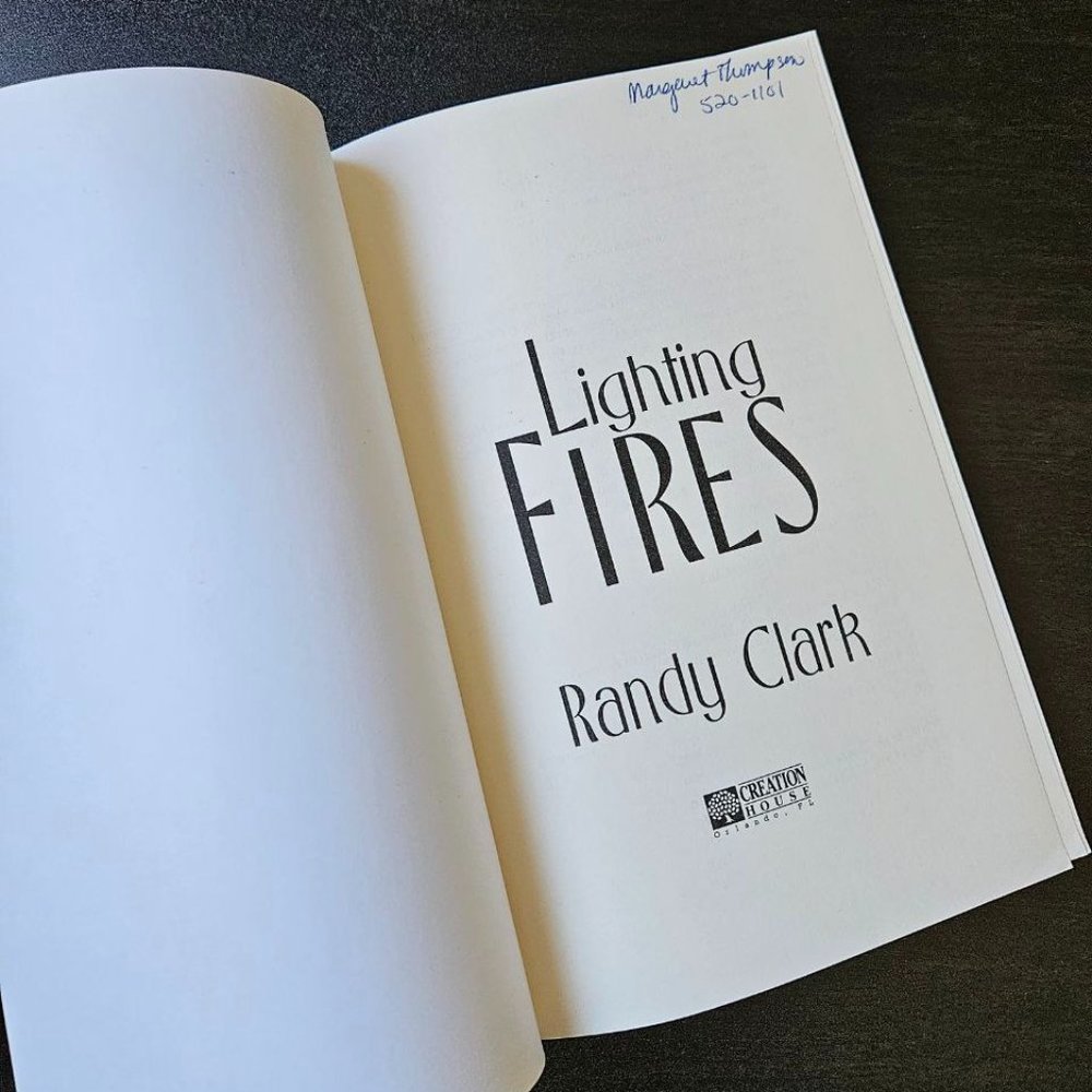 4/$20 Lighting Fires by Randy Clark - Paperback - Picture 2 of 5